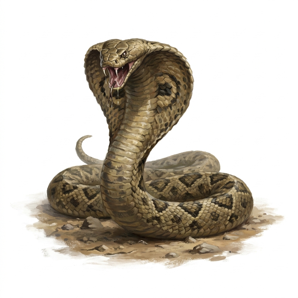 Giant Venomous Snake