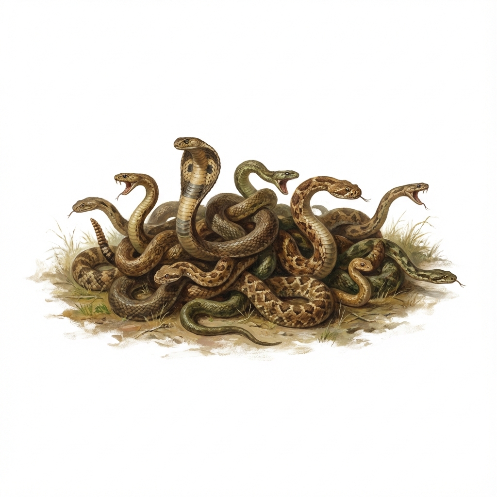 Swarm of Venomous Snakes